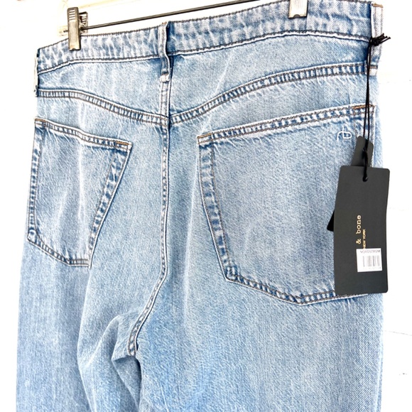 RAG & BONE Lori Mid-Rise Wide Leg Jean in Light acid Wash - NWT! - 29 - Picture 5 of 12